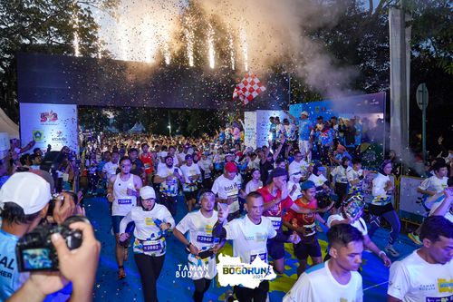 Race photo from Taman Budaya x BOGORUN 2025
