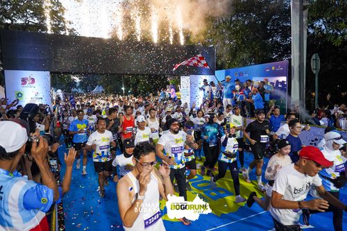 Race photo from Taman Budaya x BOGORUN 2025