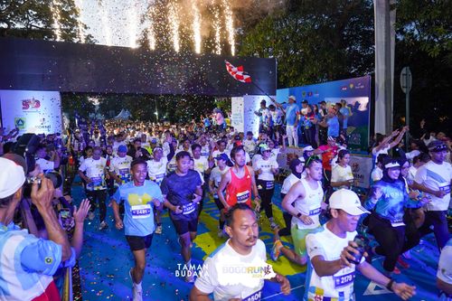 Race photo from Taman Budaya x BOGORUN 2025