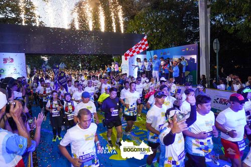 Race photo from Taman Budaya x BOGORUN 2025