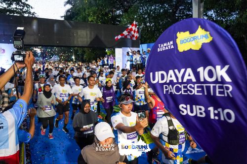 Race photo from Taman Budaya x BOGORUN 2025