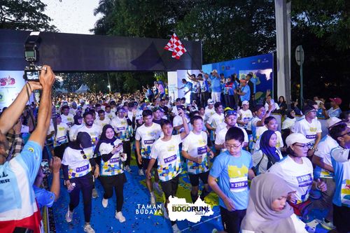 Race photo from Taman Budaya x BOGORUN 2025