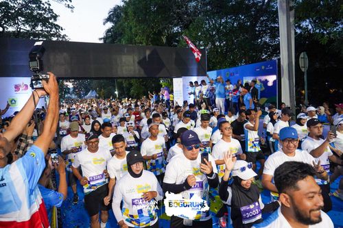 Race photo from Taman Budaya x BOGORUN 2025