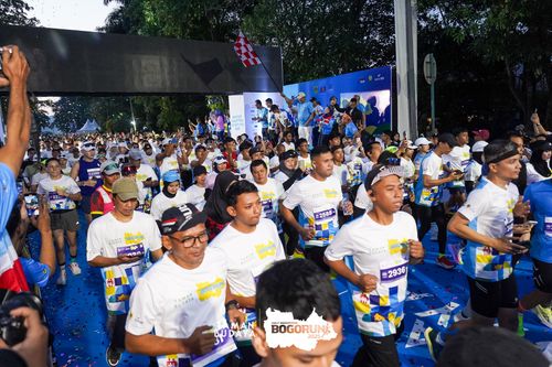Race photo from Taman Budaya x BOGORUN 2025