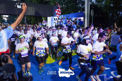 Race photo from Taman Budaya x BOGORUN 2025