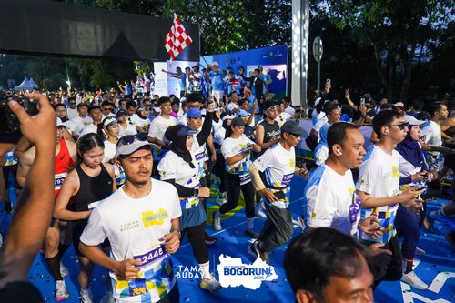Race photo from Taman Budaya x BOGORUN 2025
