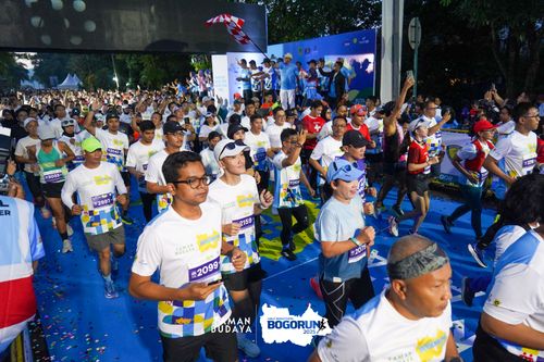 Race photo from Taman Budaya x BOGORUN 2025