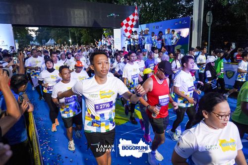 Race photo from Taman Budaya x BOGORUN 2025