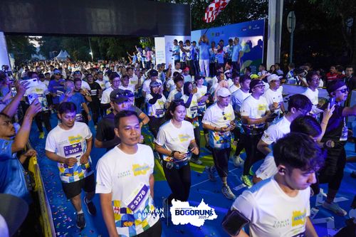 Race photo from Taman Budaya x BOGORUN 2025