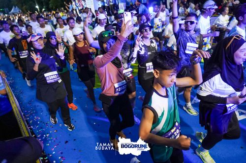 Race photo from Taman Budaya x BOGORUN 2025