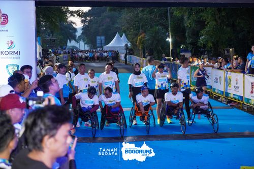 Race photo from Taman Budaya x BOGORUN 2025