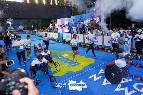 Race photo from Taman Budaya x BOGORUN 2025