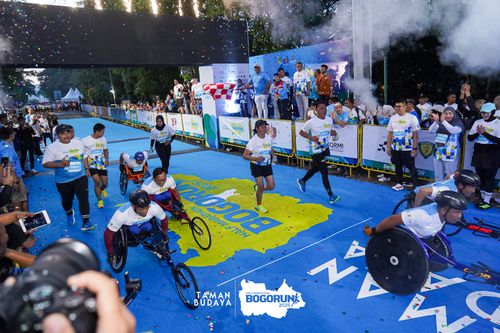 Race photo from Taman Budaya x BOGORUN 2025