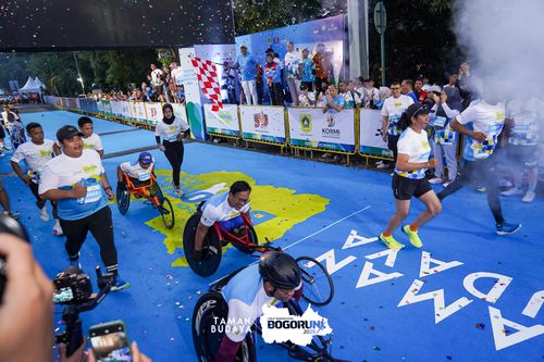 Race photo from Taman Budaya x BOGORUN 2025