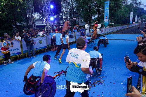 Race photo from Taman Budaya x BOGORUN 2025