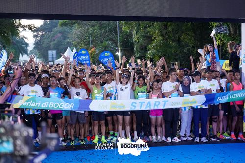 Race photo from Taman Budaya x BOGORUN 2025