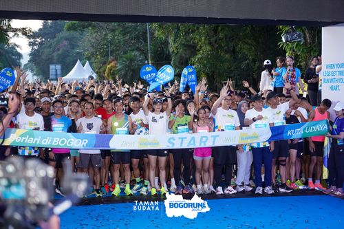 Race photo from Taman Budaya x BOGORUN 2025