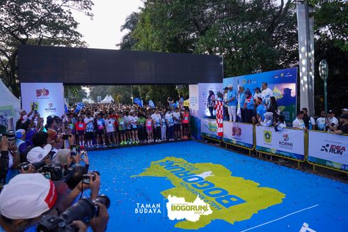 Race photo from Taman Budaya x BOGORUN 2025