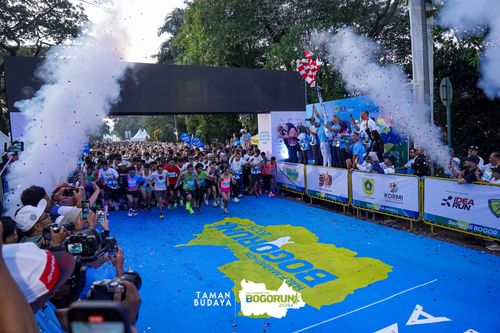 Race photo from Taman Budaya x BOGORUN 2025