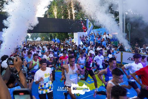 Race photo from Taman Budaya x BOGORUN 2025