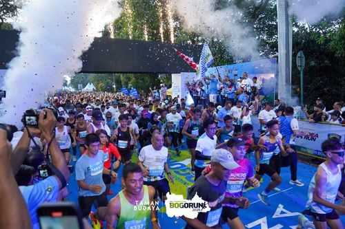 Race photo from Taman Budaya x BOGORUN 2025