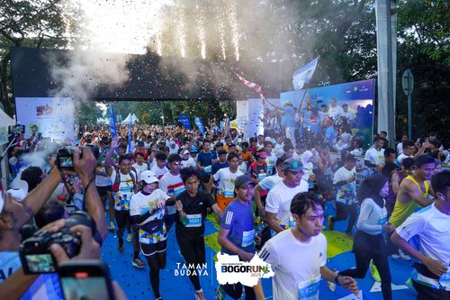 Race photo from Taman Budaya x BOGORUN 2025