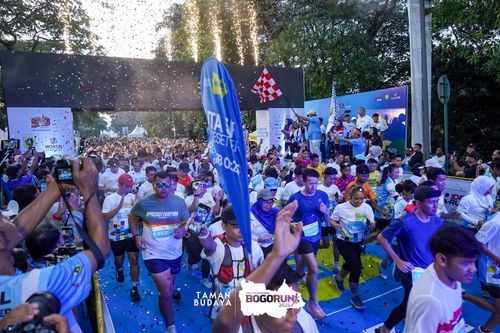 Race photo from Taman Budaya x BOGORUN 2025