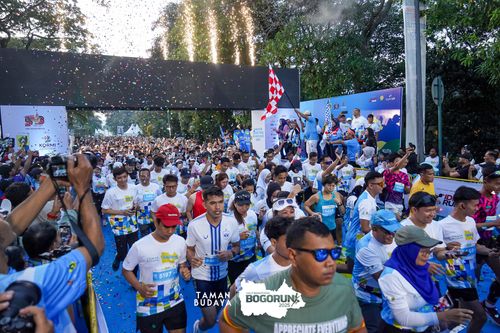 Race photo from Taman Budaya x BOGORUN 2025