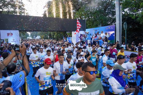 Race photo from Taman Budaya x BOGORUN 2025