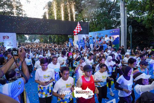 Race photo from Taman Budaya x BOGORUN 2025