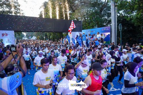 Race photo from Taman Budaya x BOGORUN 2025