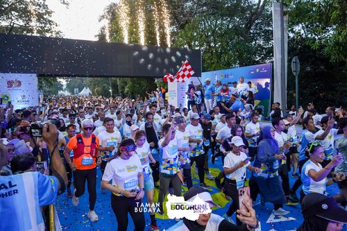 Race photo from Taman Budaya x BOGORUN 2025