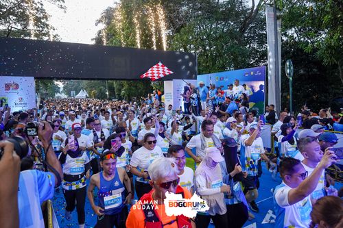 Race photo from Taman Budaya x BOGORUN 2025