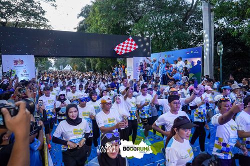 Race photo from Taman Budaya x BOGORUN 2025