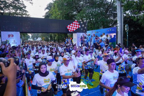 Race photo from Taman Budaya x BOGORUN 2025