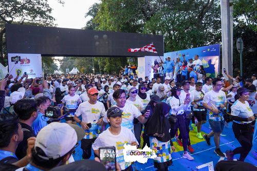 Race photo from Taman Budaya x BOGORUN 2025