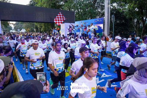 Race photo from Taman Budaya x BOGORUN 2025