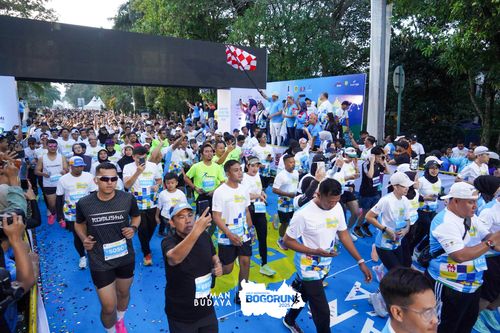 Race photo from Taman Budaya x BOGORUN 2025