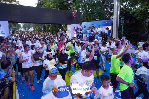 Race photo from Taman Budaya x BOGORUN 2025