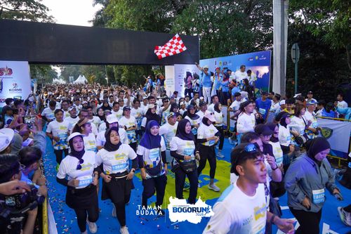 Race photo from Taman Budaya x BOGORUN 2025