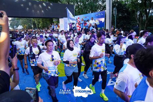 Race photo from Taman Budaya x BOGORUN 2025