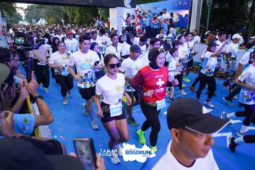 Race photo from Taman Budaya x BOGORUN 2025