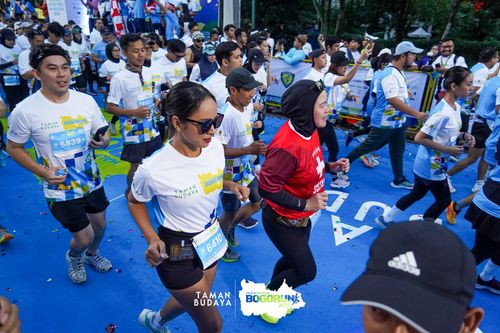 Race photo from Taman Budaya x BOGORUN 2025