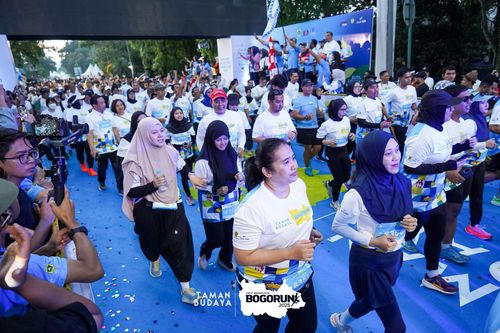 Race photo from Taman Budaya x BOGORUN 2025