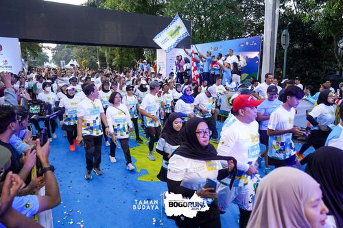 Race photo from Taman Budaya x BOGORUN 2025