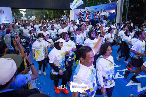 Race photo from Taman Budaya x BOGORUN 2025