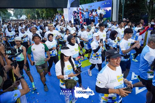 Race photo from Taman Budaya x BOGORUN 2025
