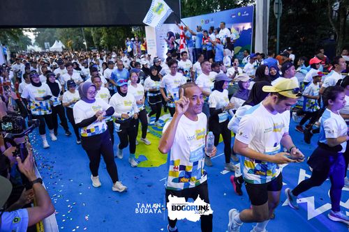 Race photo from Taman Budaya x BOGORUN 2025