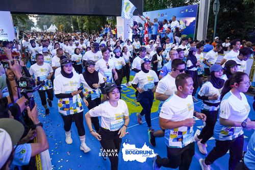Race photo from Taman Budaya x BOGORUN 2025