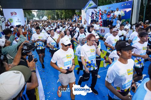 Race photo from Taman Budaya x BOGORUN 2025